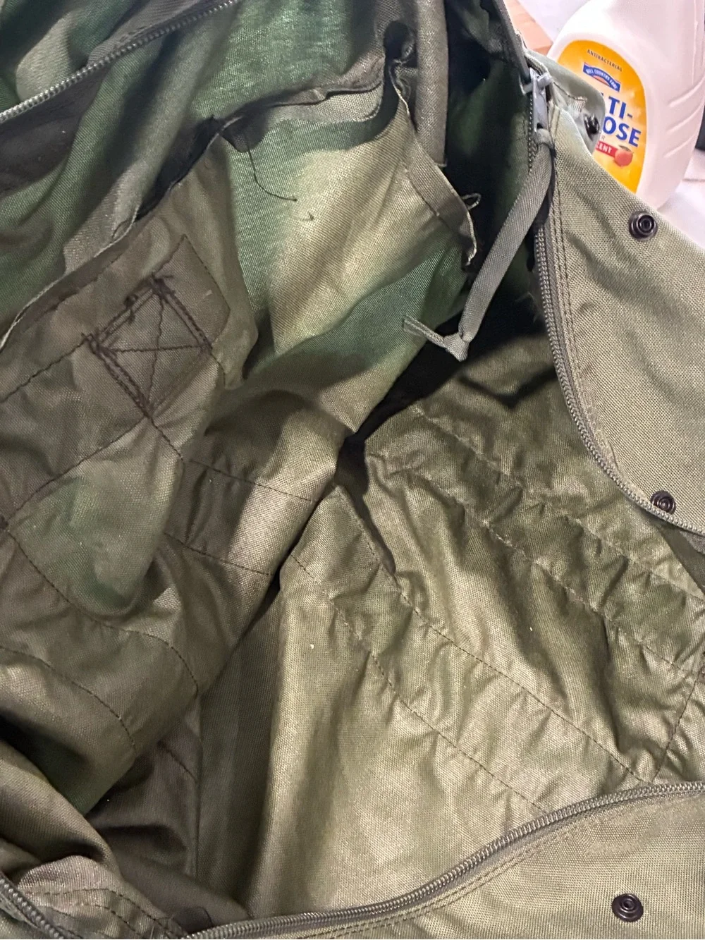 Flyer's Kit Bag US Military Issue Nylon Canvas OD Green Pilot Kitbag